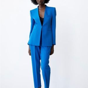 Zara | Blue Structured Blazer